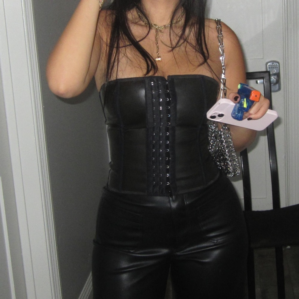 Victorias Secret Leather Corset